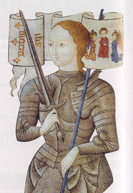 Miniature médiévale Jeanne d'Arc