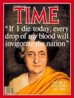 Photographie - Indirah Gandhi assassination