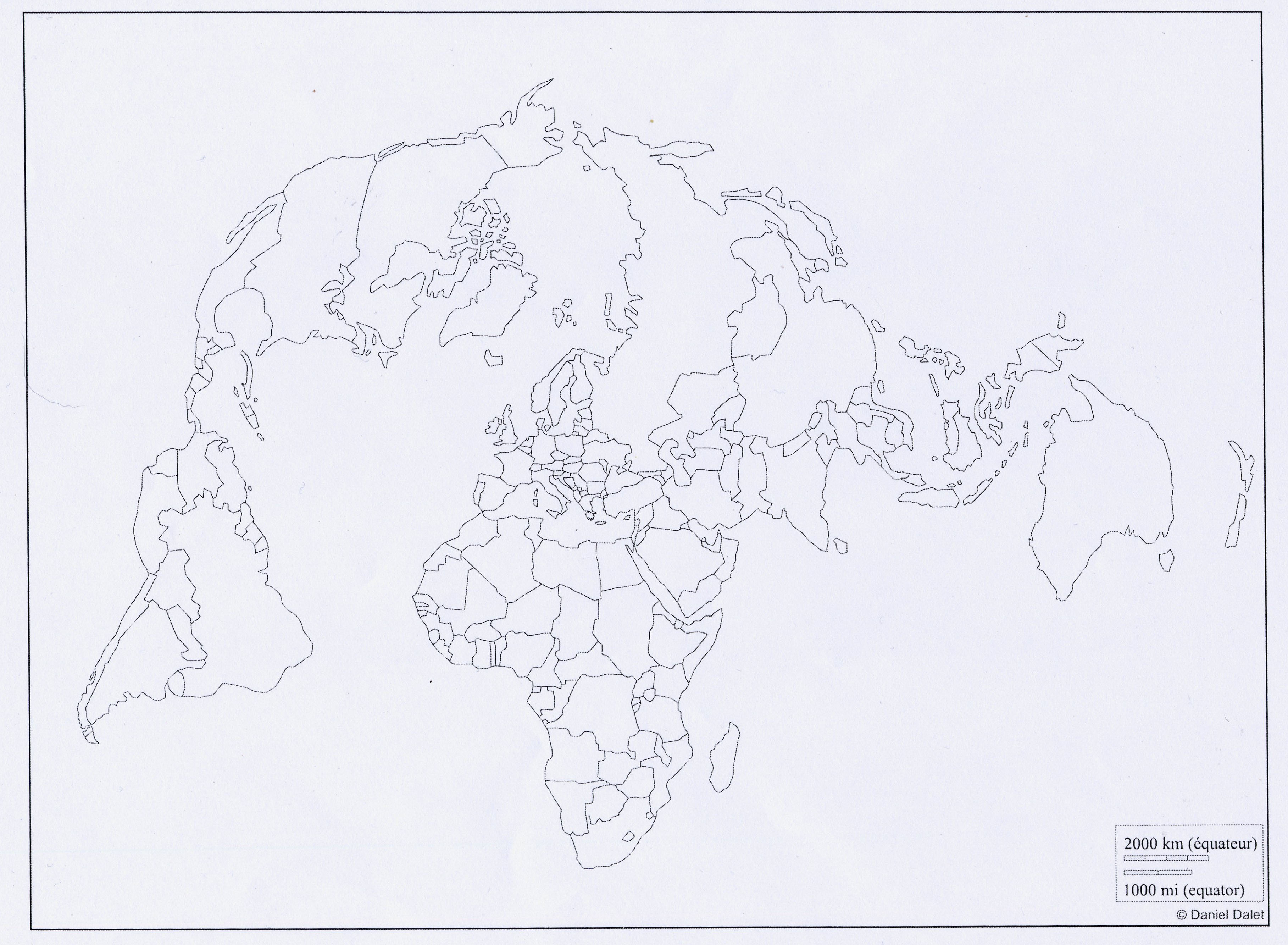 Carte Du Monde Vu Du Pole Nord Vierge