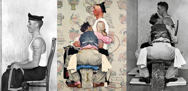 Photographie - Norman Rockwell tableau + photo 2