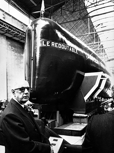 Photographie - inauguration du Redoutable 1967