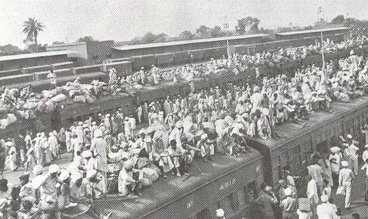 Photographie mouvement de population en Inde