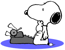 Snoopy-typewriter