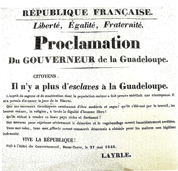 Texte - abolition de l'esclavage 1848