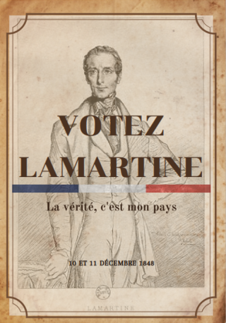 Affiche 1848 - Lamartine