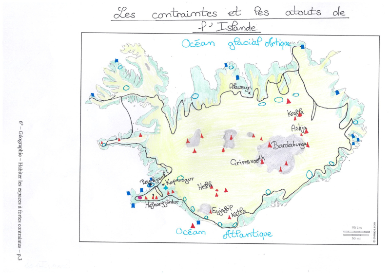 Inès Sara - Carte islande