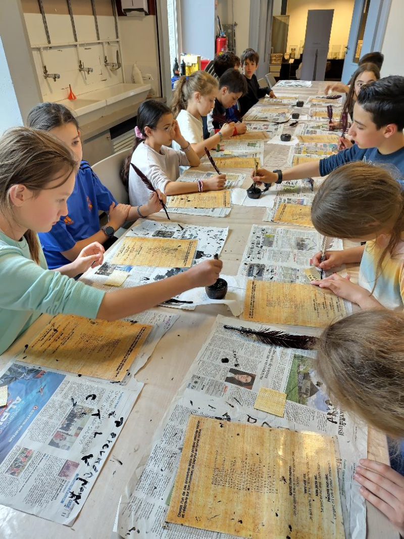 Forum de Bavay - atelier écriture romaine