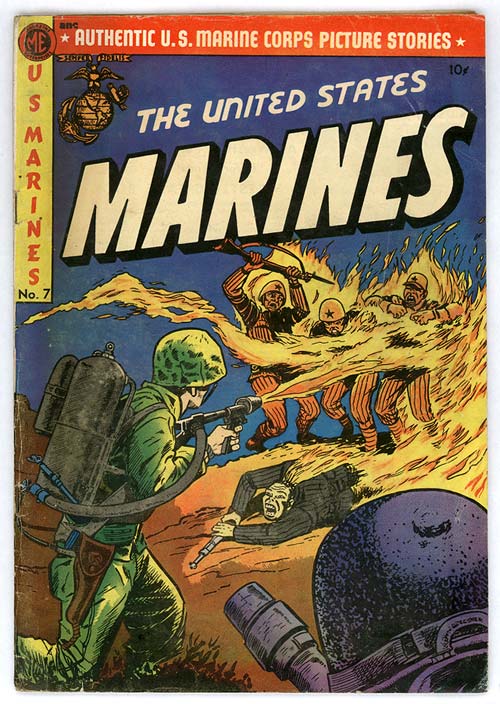 Korean war: cover of teh magazine "Marines"