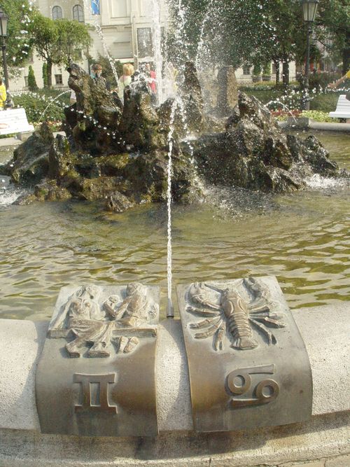 A fountain in Kosice